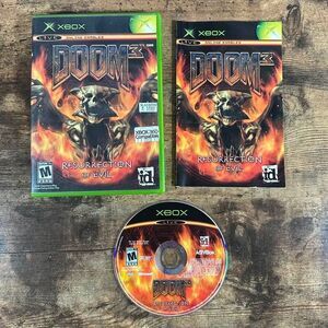 MINT Doom 3 Resurrection of Evil (Microsoft Xbox, 2005) [CIB] COMPLETE & TESTED